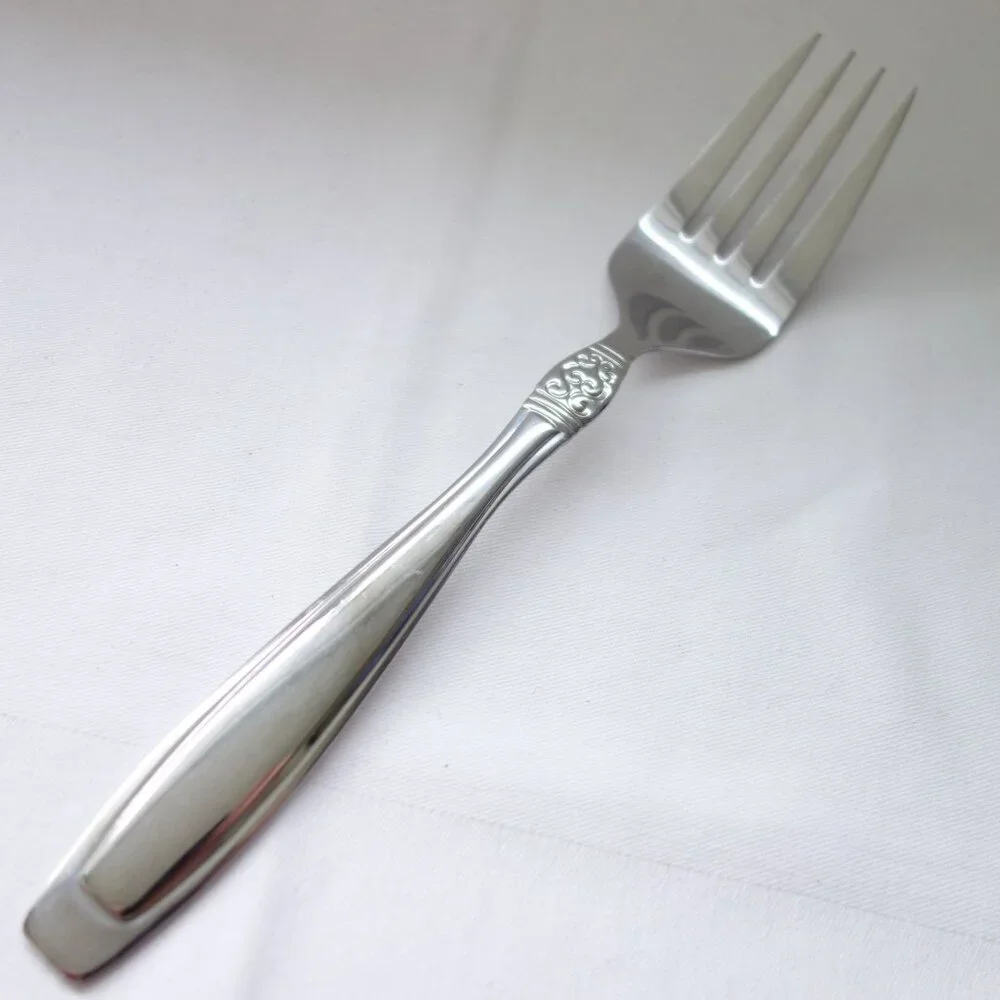 Oneida Vista Stainless‎ 18/0 Flatware Serving Fork and Spoon